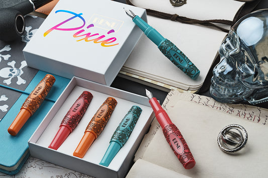 BENU Pixie - Jolly Roger Antique Set (x3 Fountain Pens)