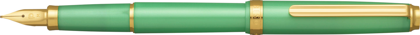 Platinum BISO Fountain Pen - Limited Edition Sparkle Mint Green