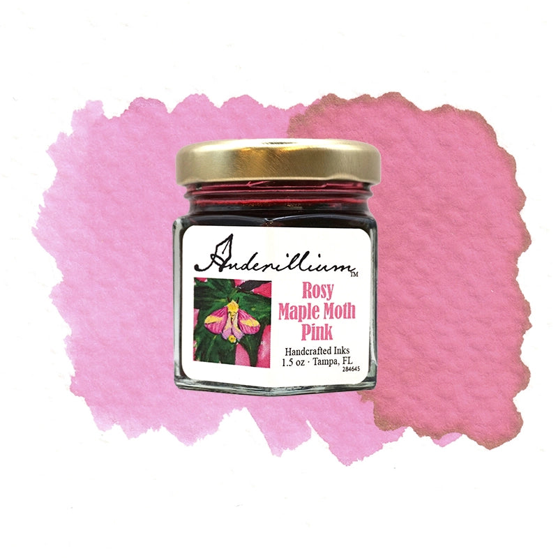 Anderillium Ink - Rosy Maple Moth Pink (1.5oz bottle)