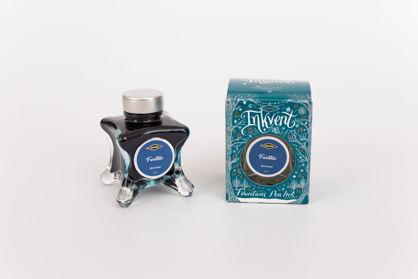 Diamine Inkvent Teal Edition - Frostbite Shimmer Ink