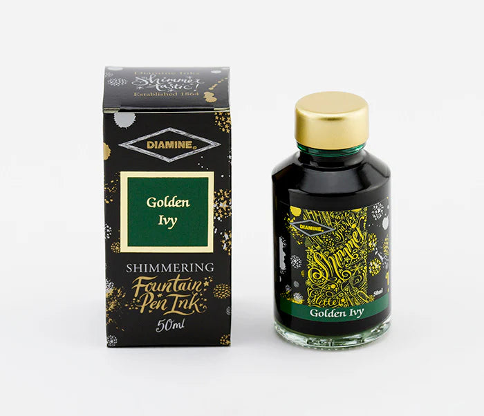 Diamine Ink - Golden Ivy (Shimmer - 50mL Bottle)