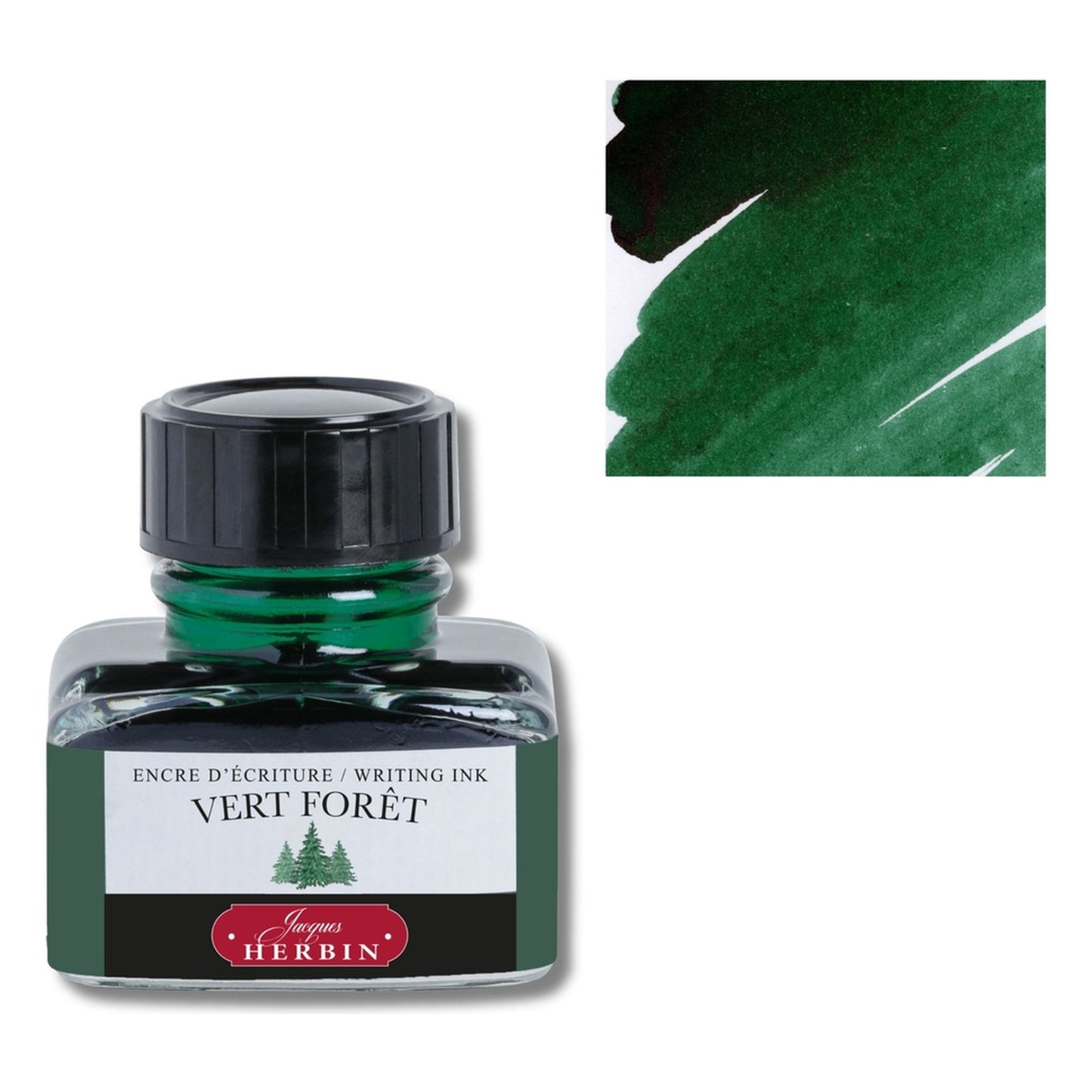 Herbin Vert Foret (Forest Green) 30mL Fountain Pen Ink Bottle