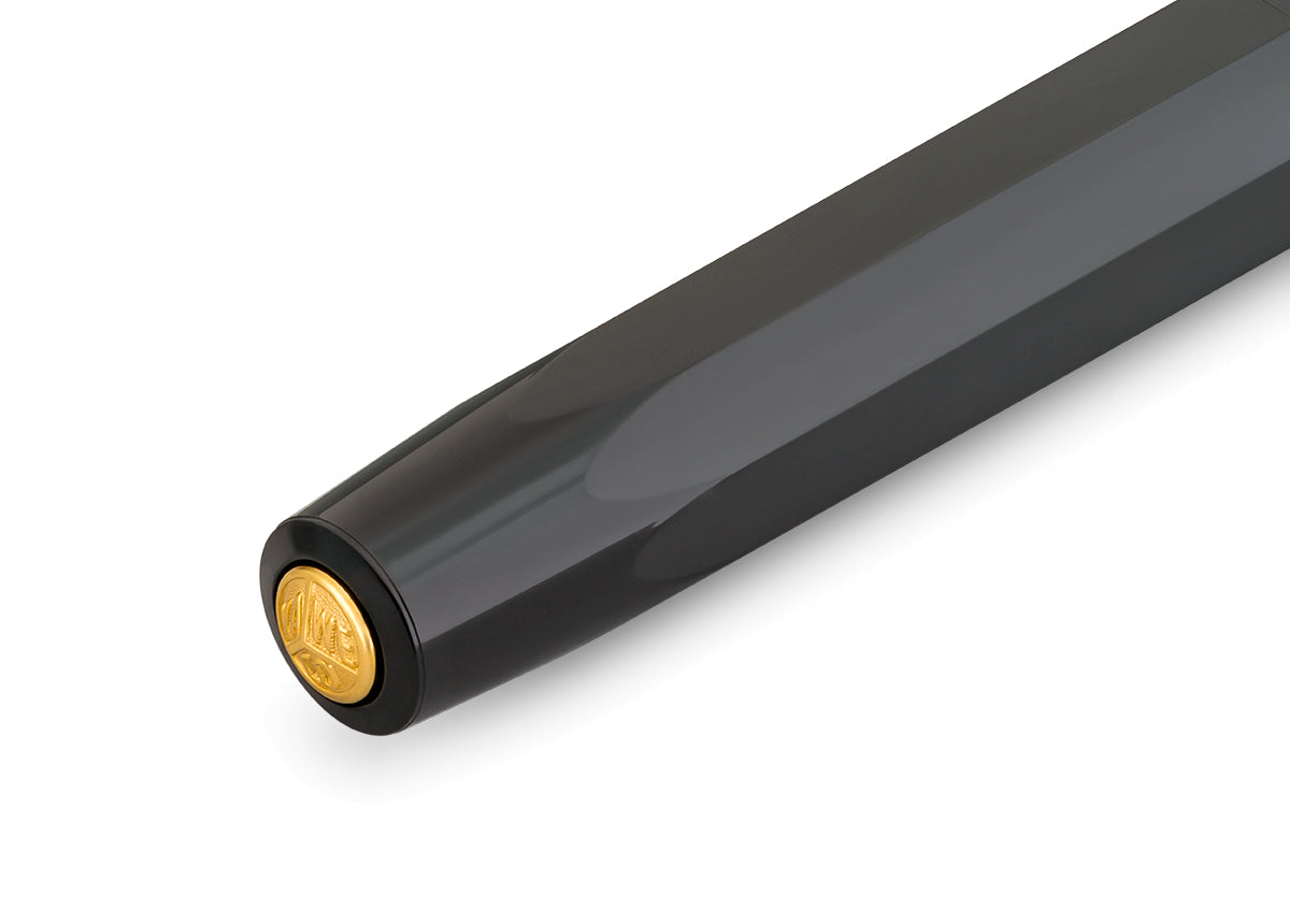 Kaweco Piston Sport Fountain Pen - Black/Gold