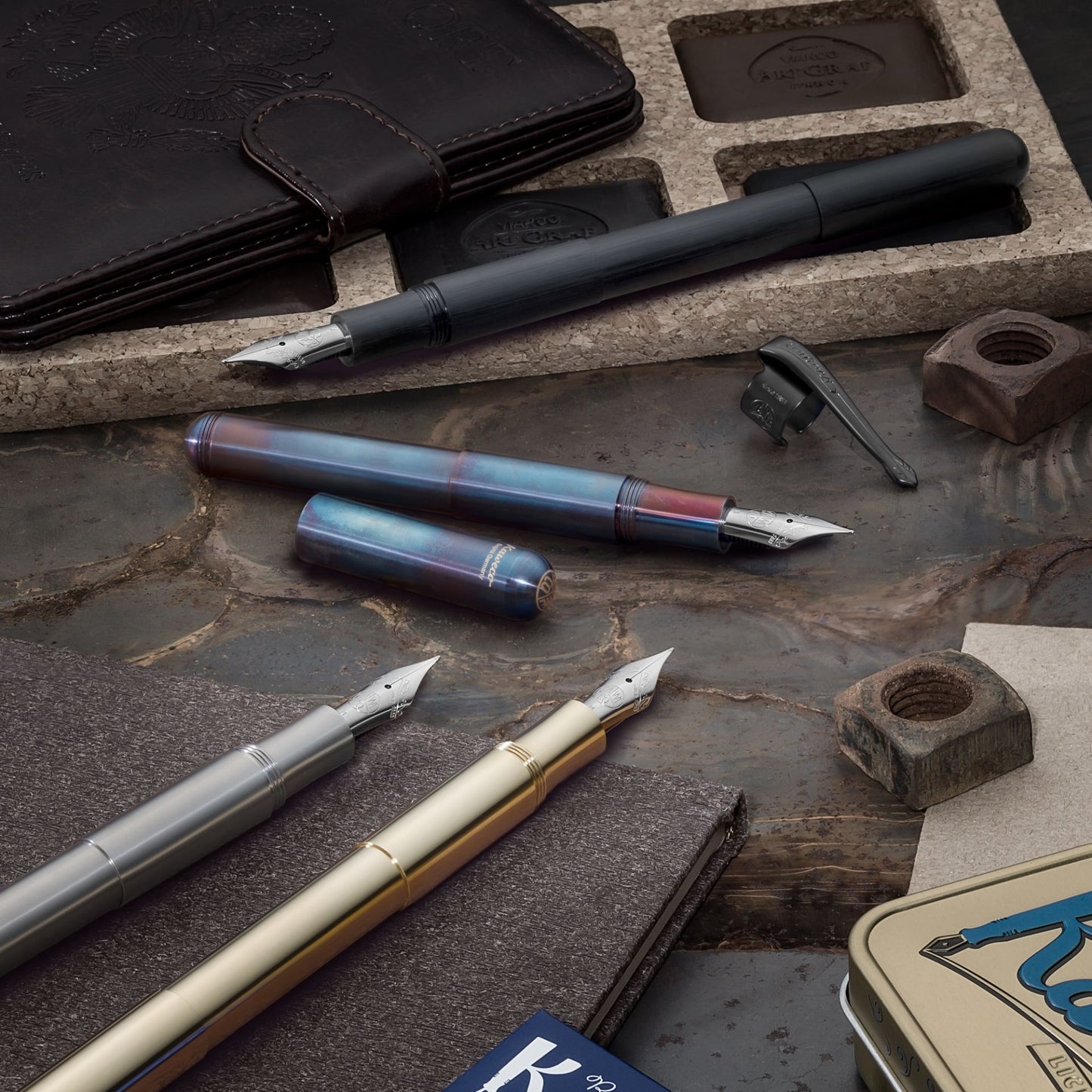 Kaweco Supra Fountain Pen - Fireblue