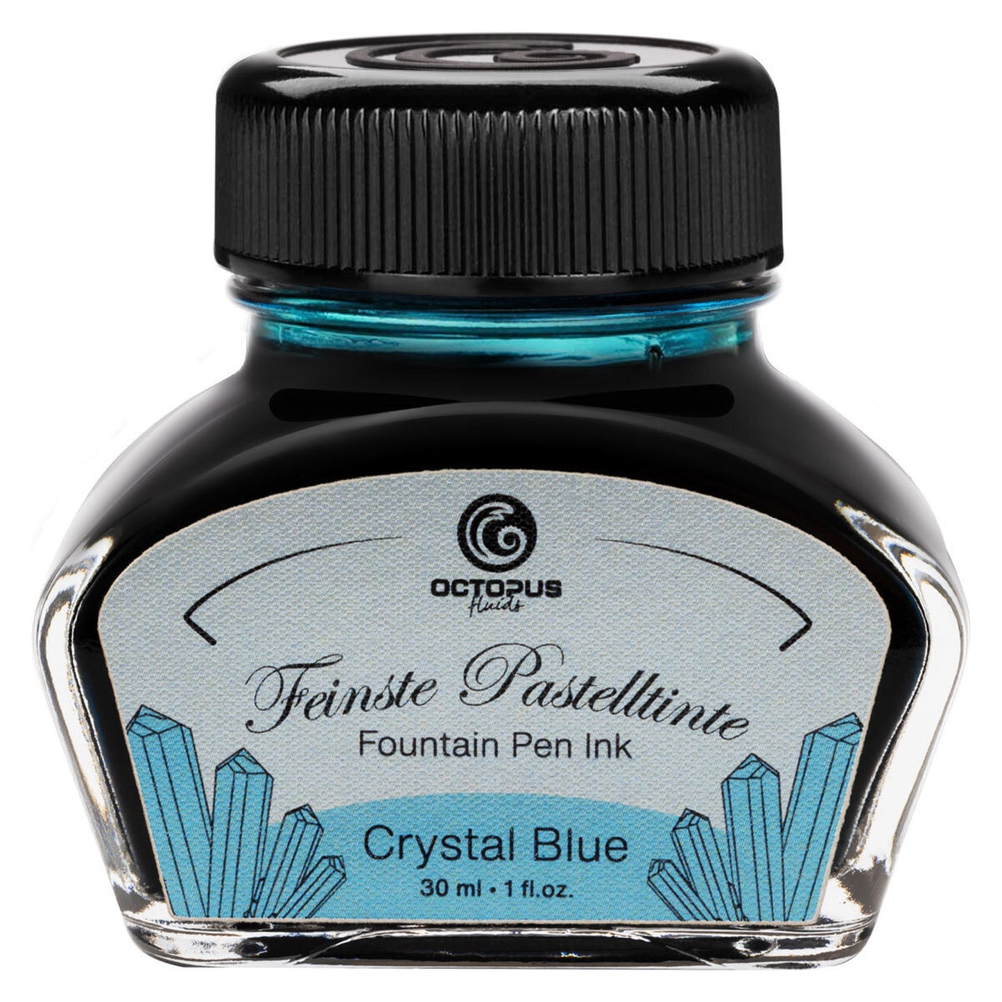 Octopus Fluids Pastel Crystal Blue Fountain Pen Ink