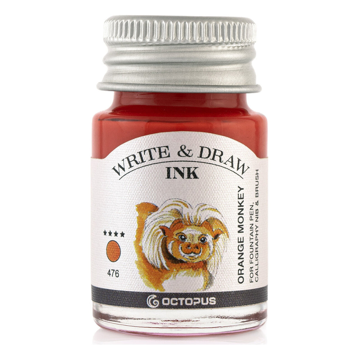 Octopus Write and Draw: Orange Monkey — 10mL bottle