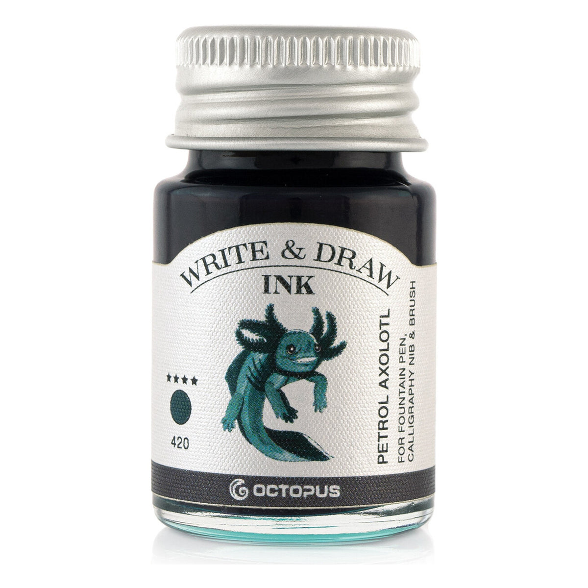 Octopus Write and Draw: Petrol Axolotl — 10mL bottle