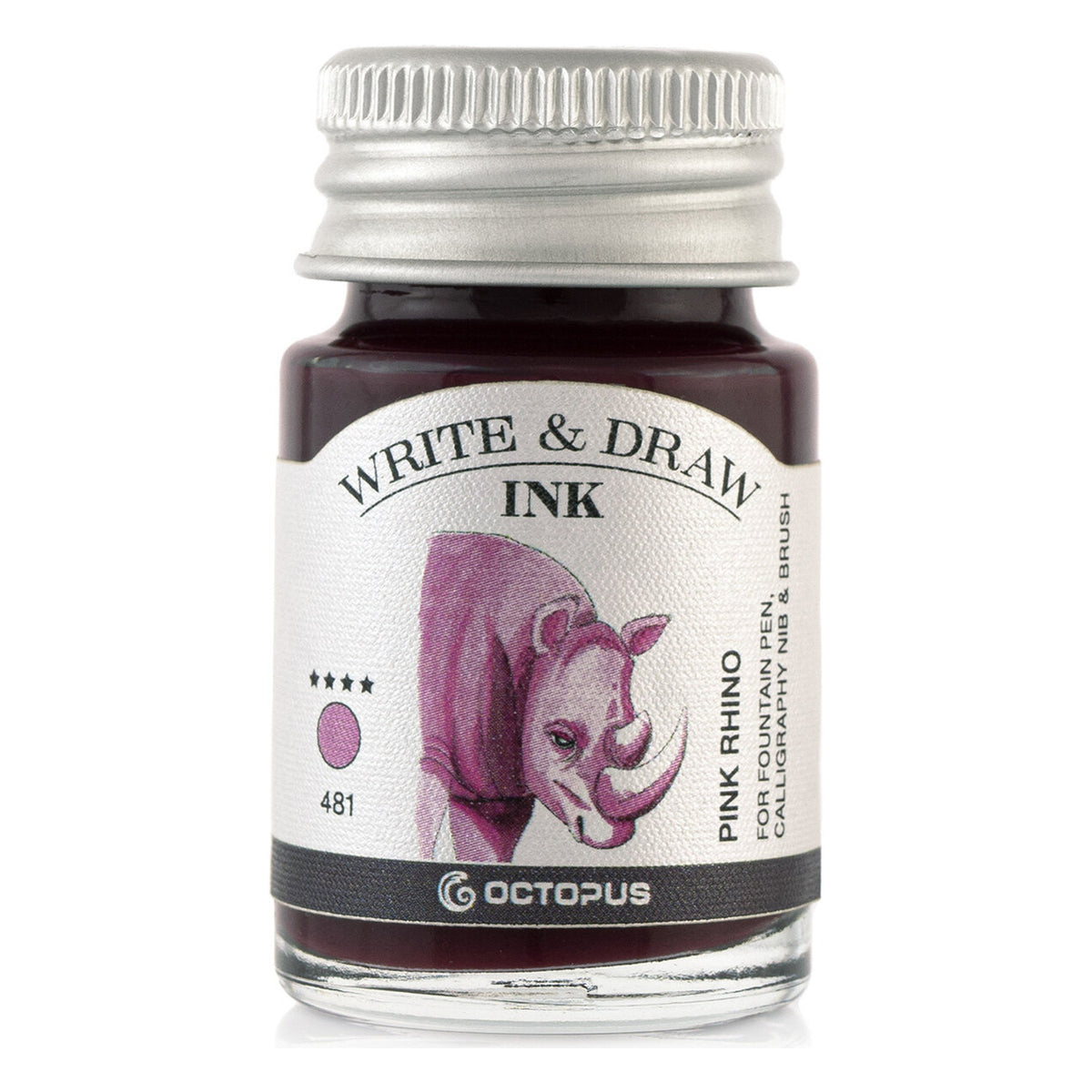 Octopus Write and Draw: Pink Rhino — 10mL bottle