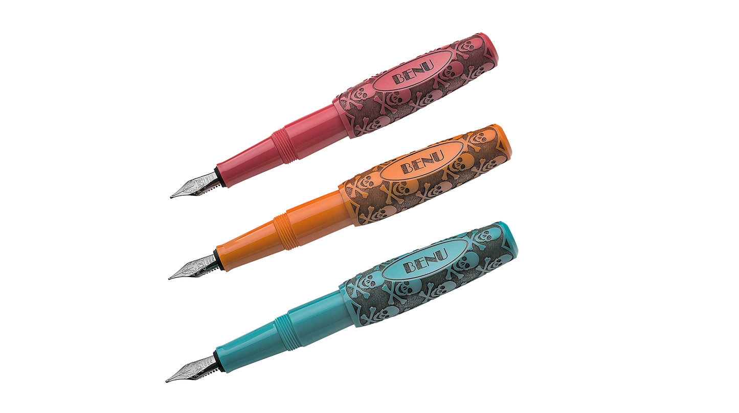 BENU Pixie - Jolly Roger Antique Set (x3 Fountain Pens)