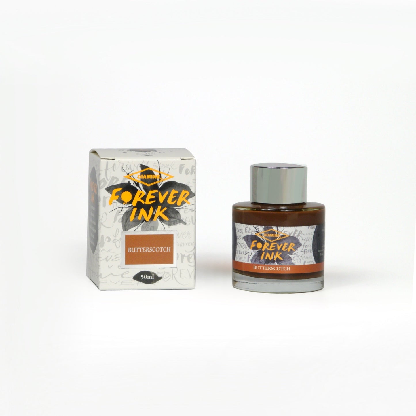 Diamine Forever - Butterscotch Yellow-Brown (50mL Bottle)