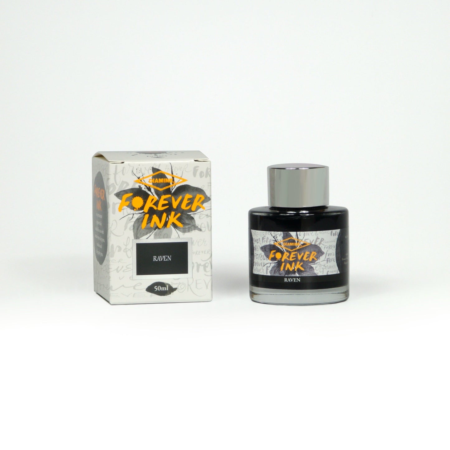 Diamine Forever - Raven Black (50mL Bottle)