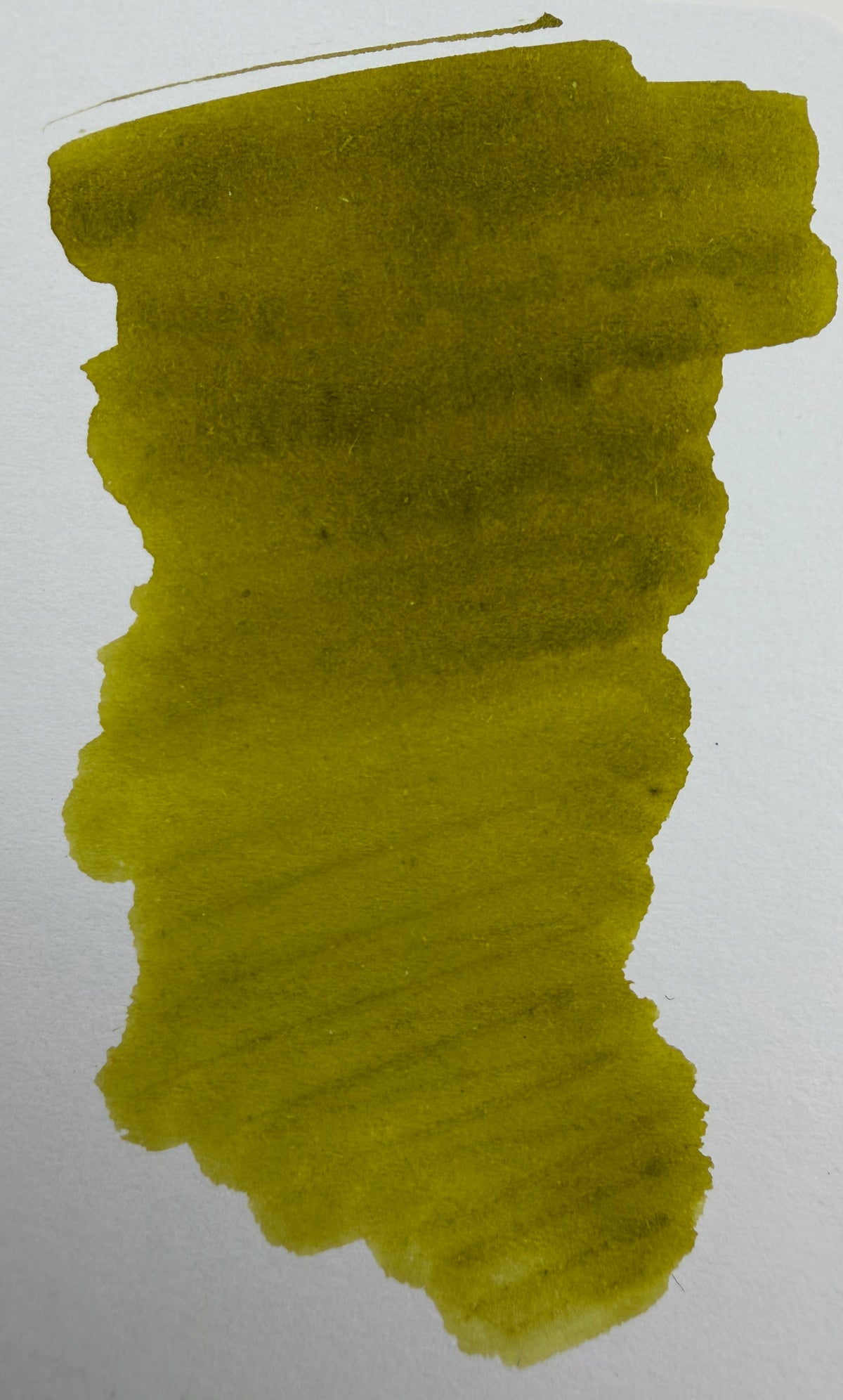 Platinum Classic Citrus Black: ink swatch on paper.