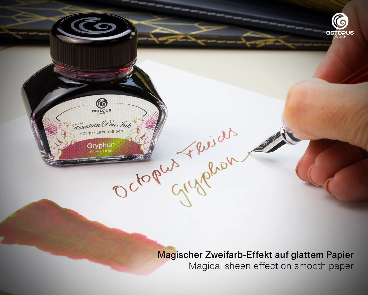Octopus Sheen: Gryphon (Rouge with Green Sheen - 30mL)