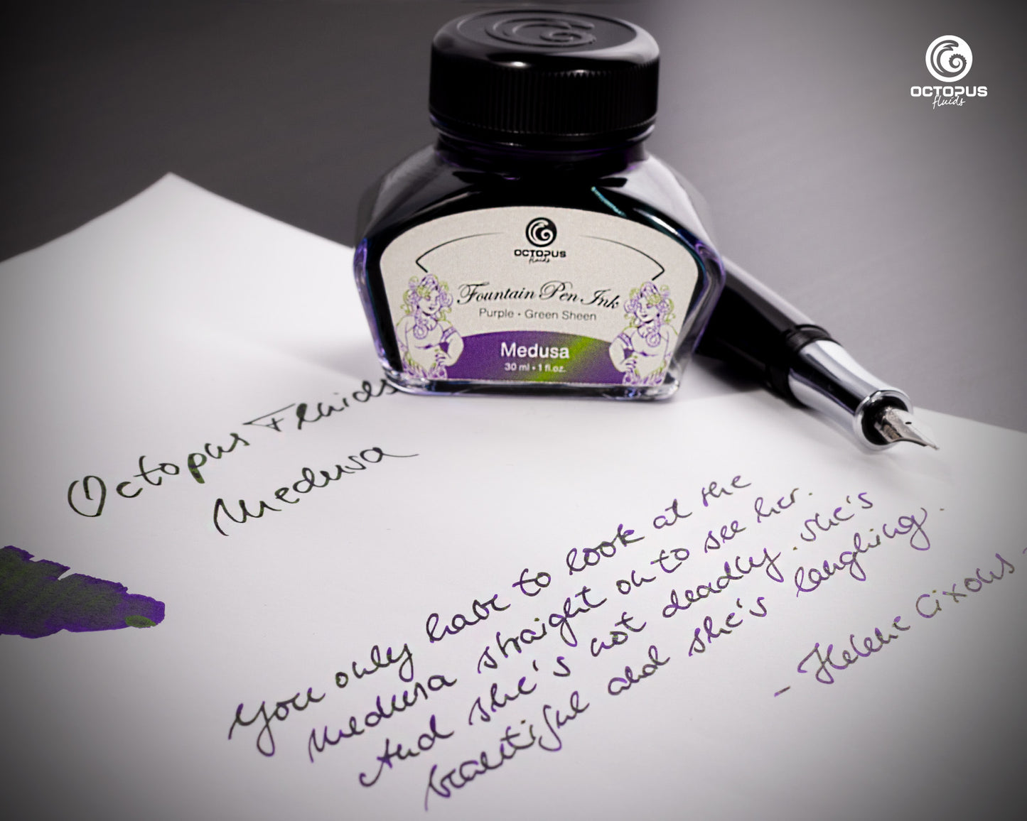 Octopus Sheen: Medusa (Purple with Green Sheen - 30mL)