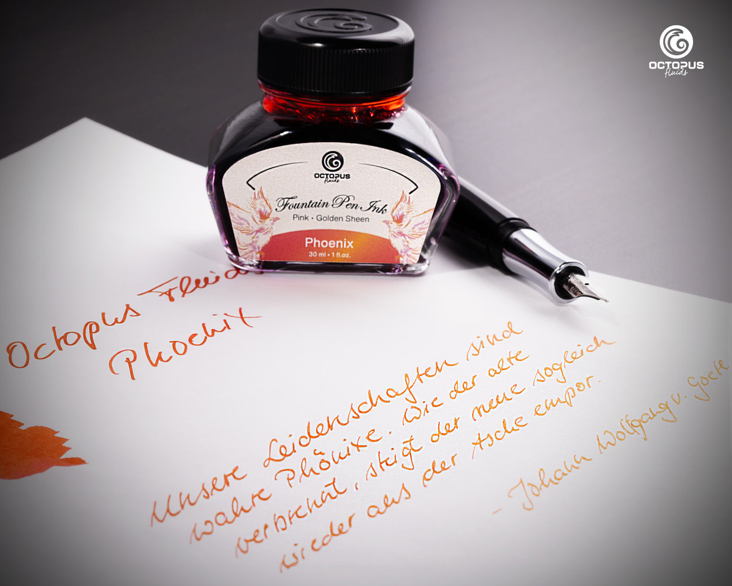 Octopus Sheen: Phoenix (Pink with Golden Sheen - 30mL)