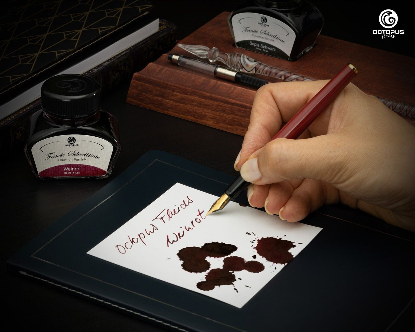 Octopus Weinrot - Wine Red Ink