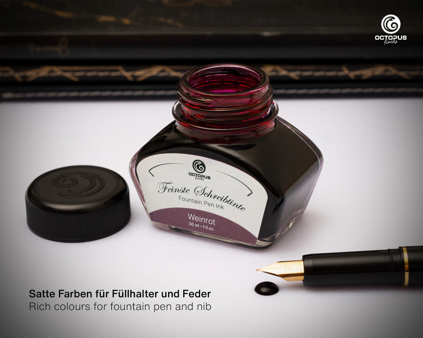 Octopus Weinrot - Wine Red Ink