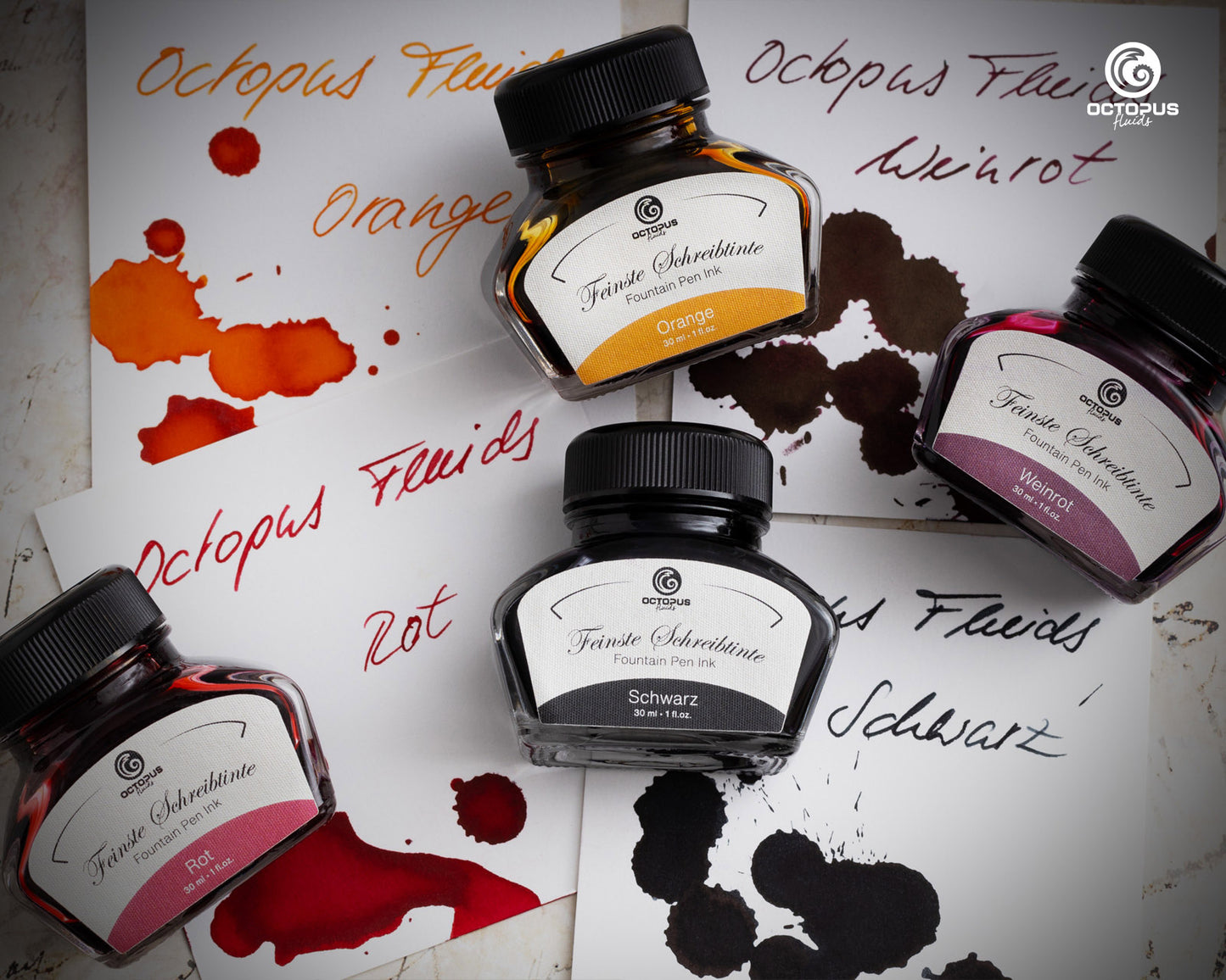 Octopus Weinrot - Wine Red Ink