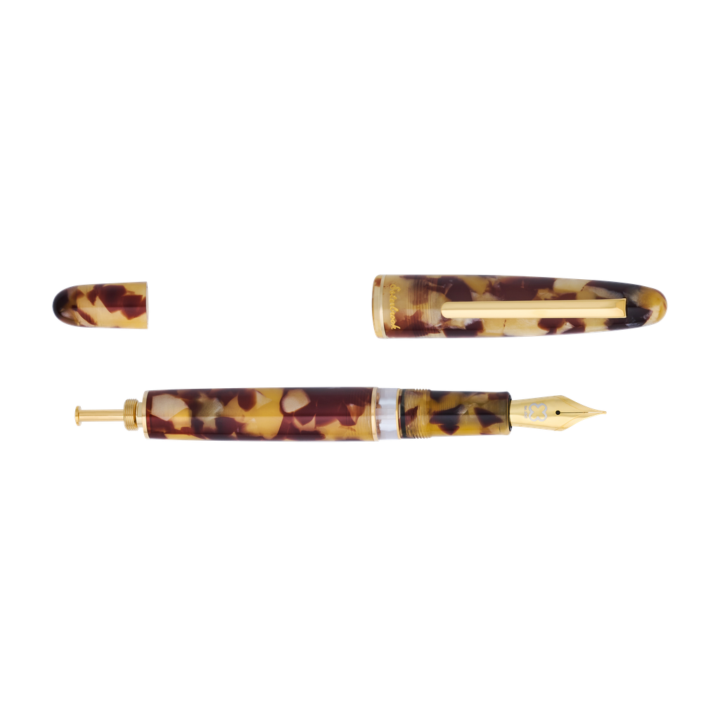 Esterbrook Estie Tortoise Button Piston Fountain Pen