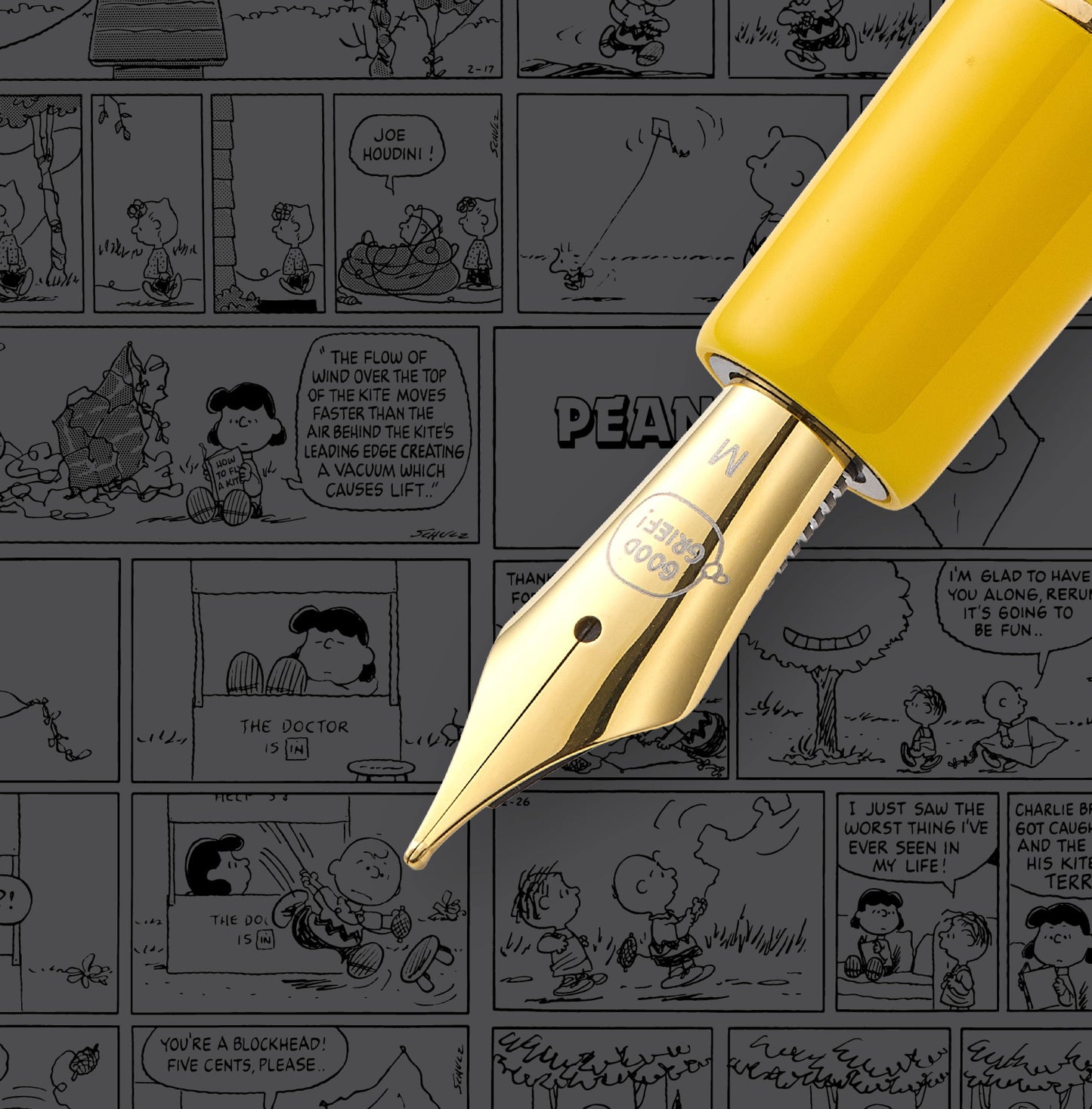 Esterbrook Estie Charlie Brown 75th Anniversary Fountain Pen design detail
