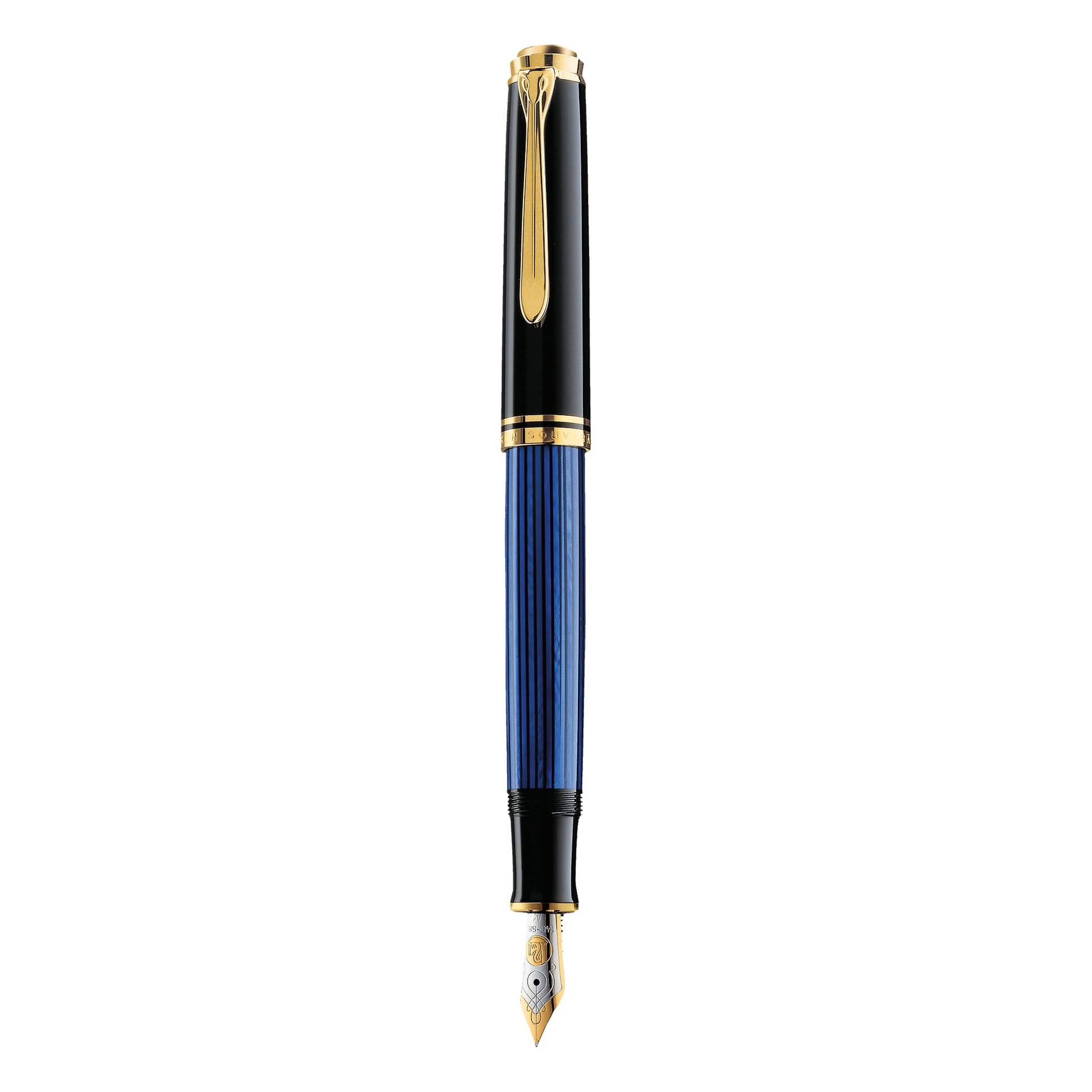 Pelikan M400 Souverän Fountain Pen - Black / Blue