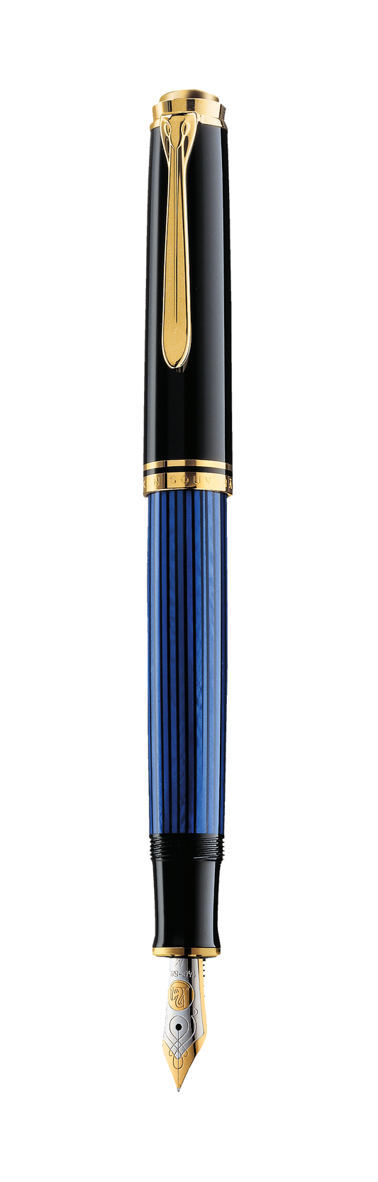 Pelikan M400 Souverän Fountain Pen - Black / Blue