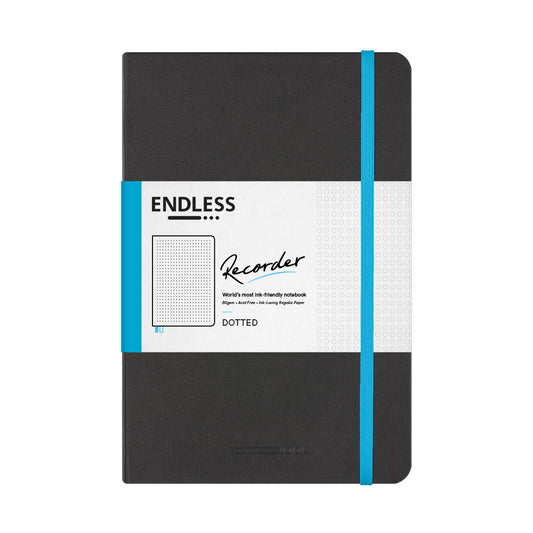 Endless Recorder Notebook – Infinite Space (Black) – Regalia Paper – A5