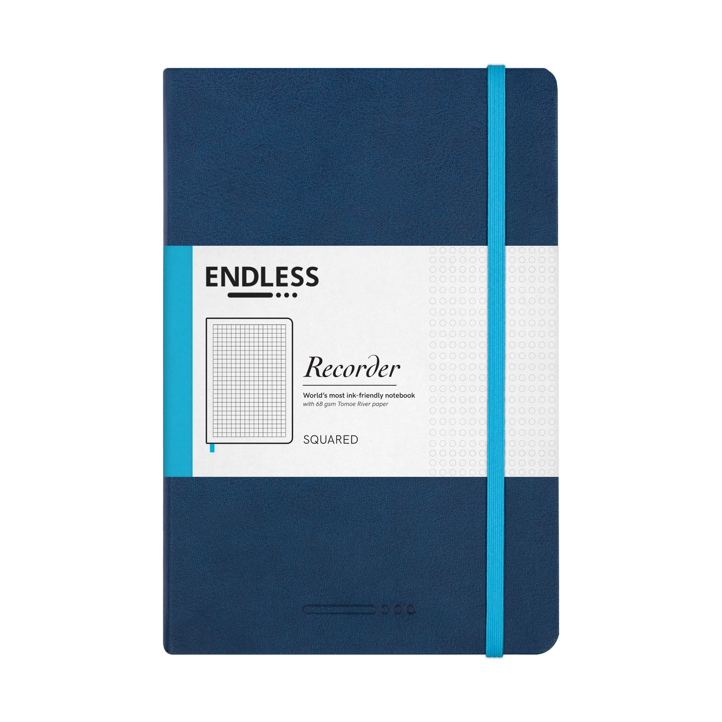 Endless Recorder Notebook – Deep Ocean Blue – Regalia Paper – A5