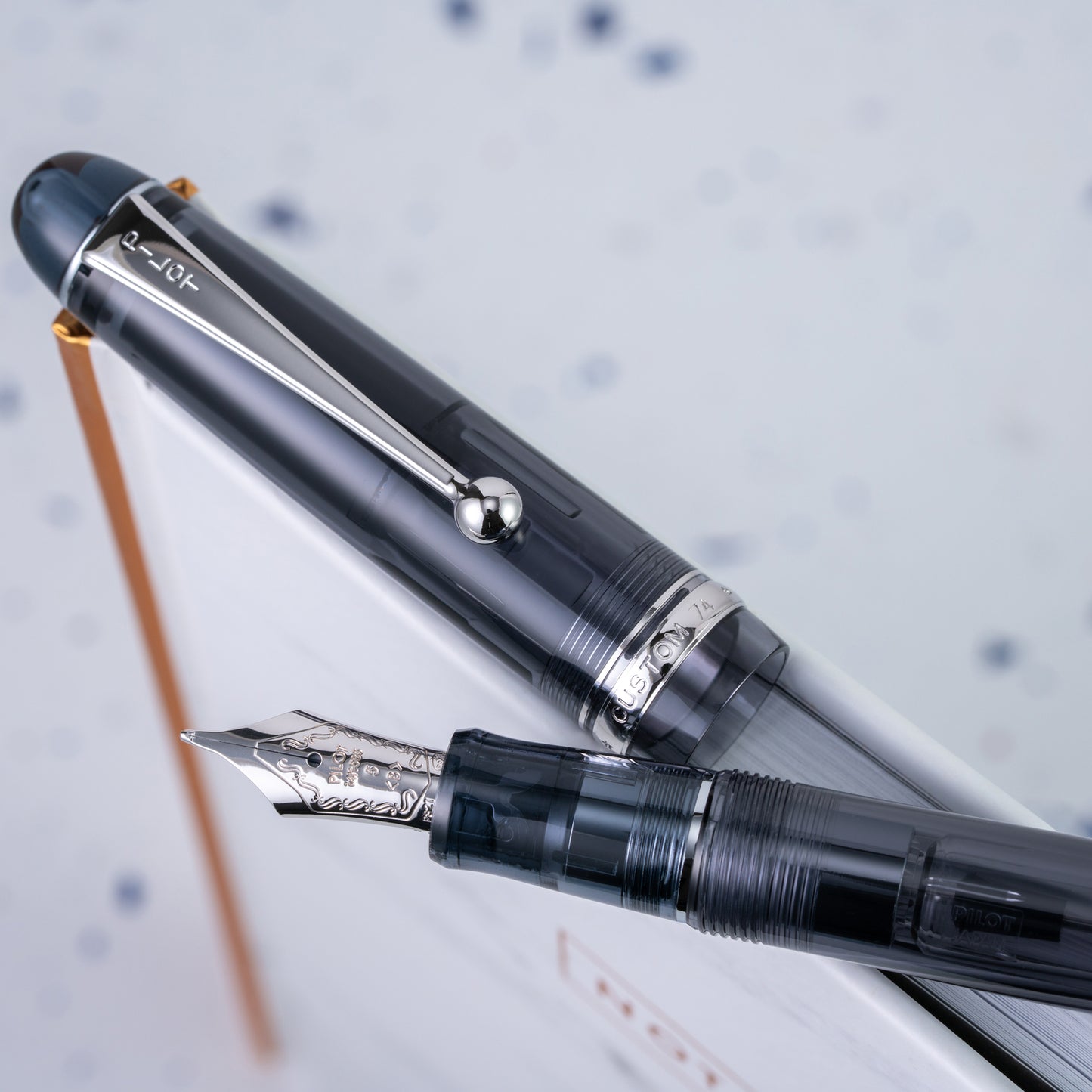 Pilot Custom 74 Fountain Pen - Black Smoke