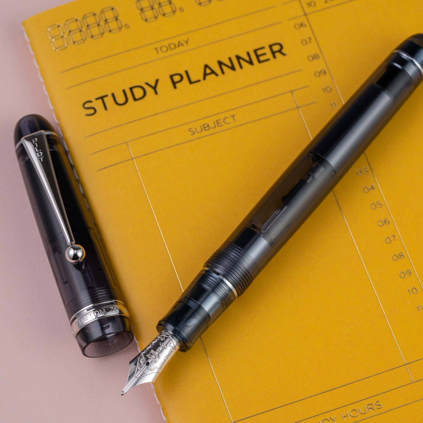 Pilot Custom 74 Fountain Pen - Black Smoke