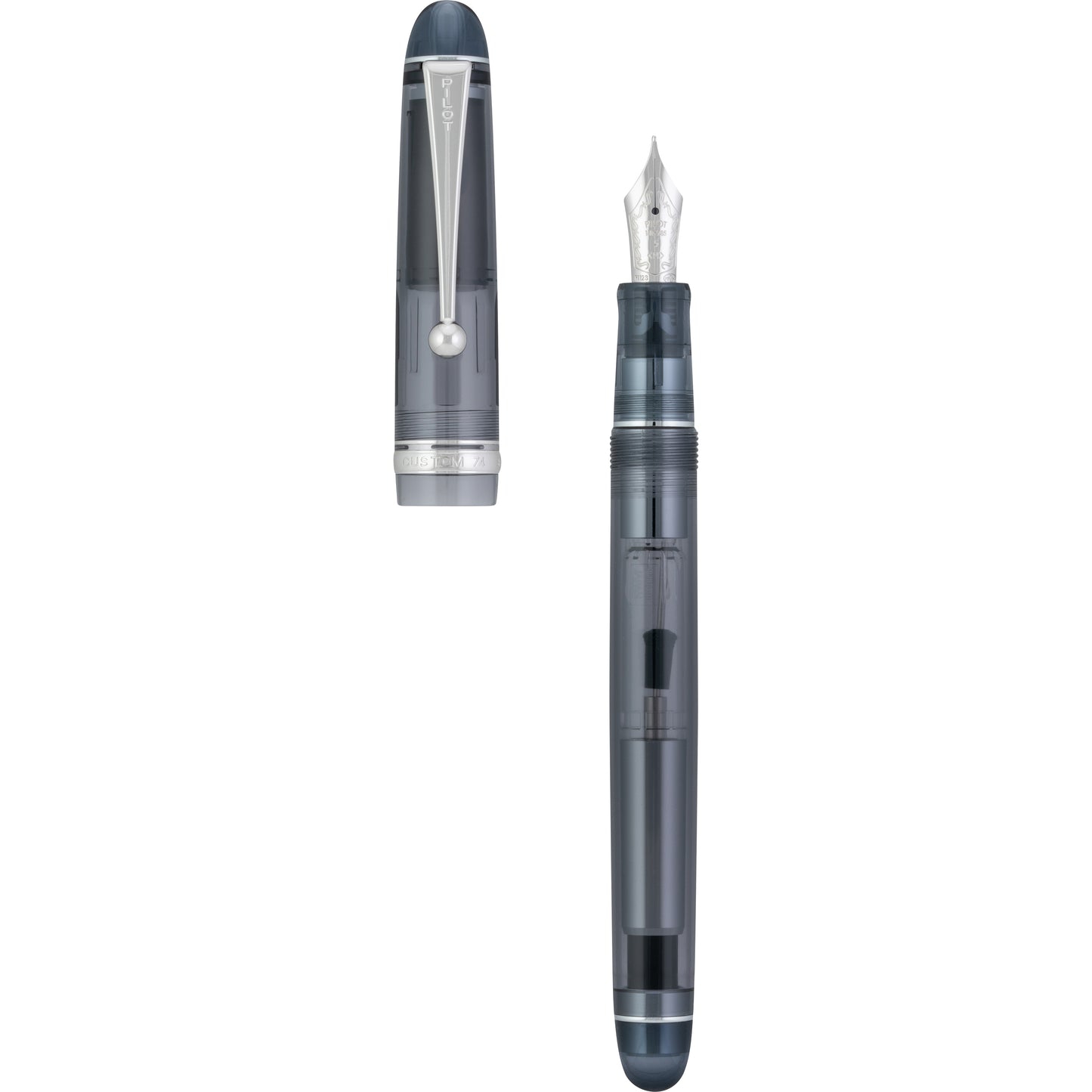 Pilot Custom 74 Fountain Pen - Black Smoke