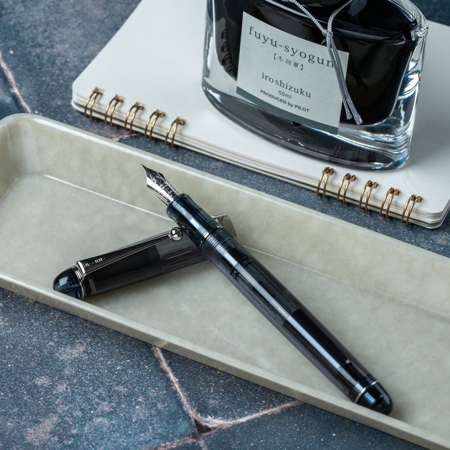 Pilot Custom 74 Fountain Pen - Black Smoke