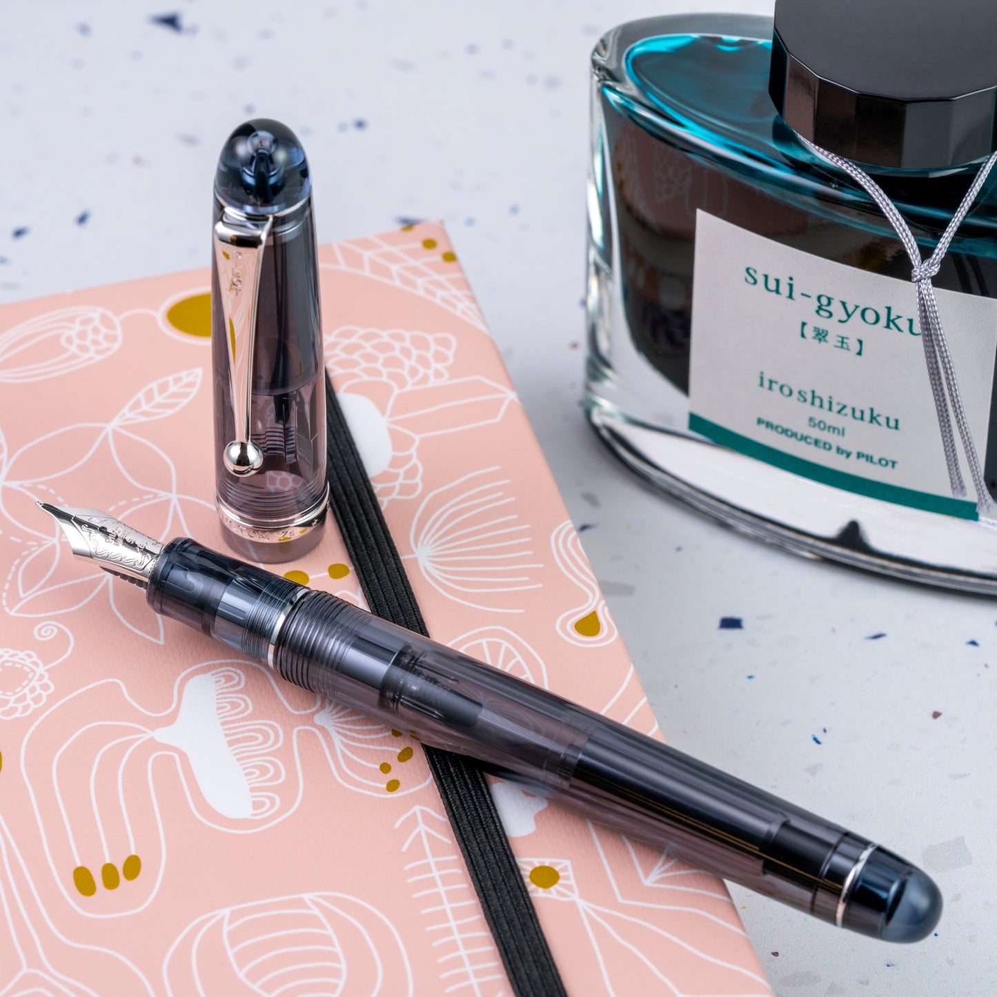 Pilot Custom 74 Fountain Pen - Black Smoke