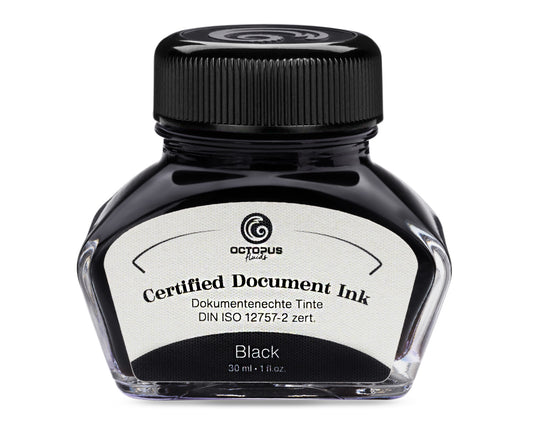 Octopus Fluids - Document Ink, Black (30mL Bottle)