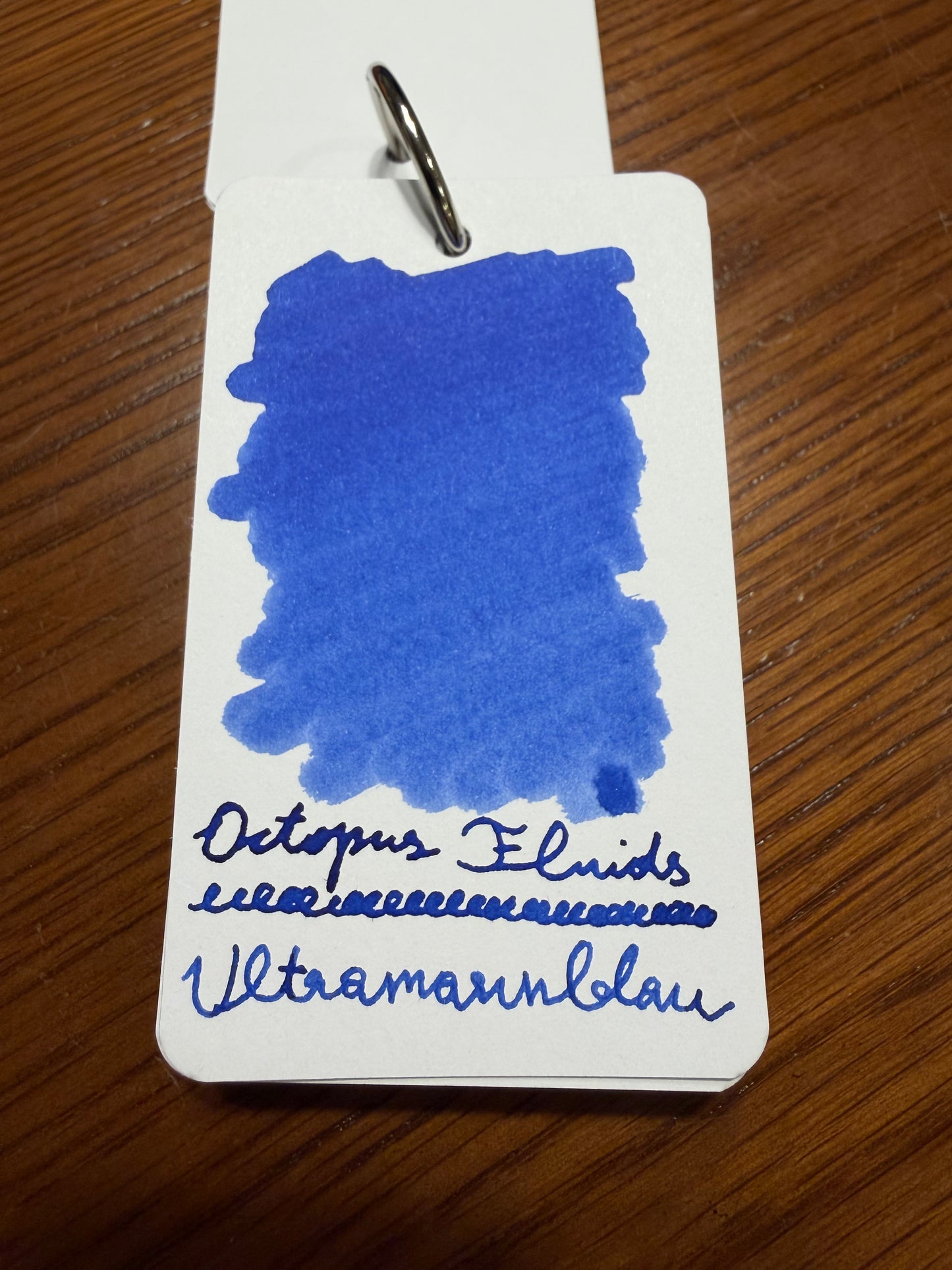 Octopus - Ultramarine Blue Ink