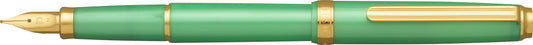 Platinum BISO Fountain Pen - Limited Edition Sparkle Mint Green