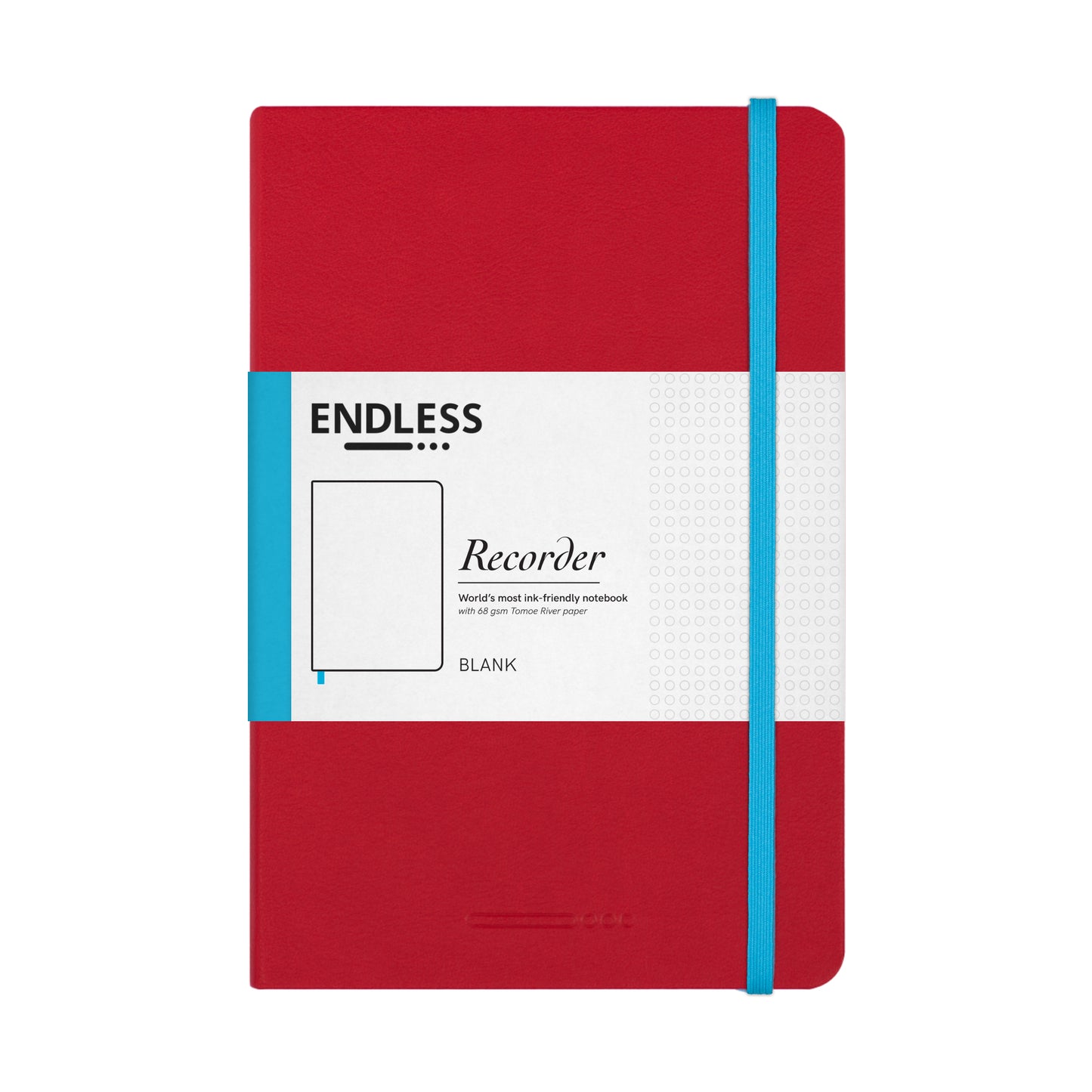 Endless Recorder Notebook – Crimson Sky (Red) – Regalia Paper – A5