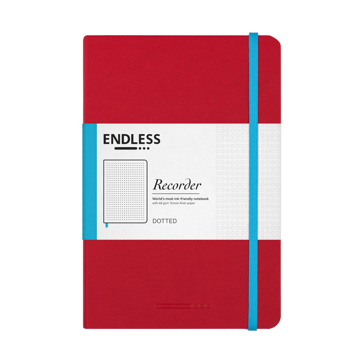 Endless Recorder Notebook – Crimson Sky (Red) – Regalia Paper – A5