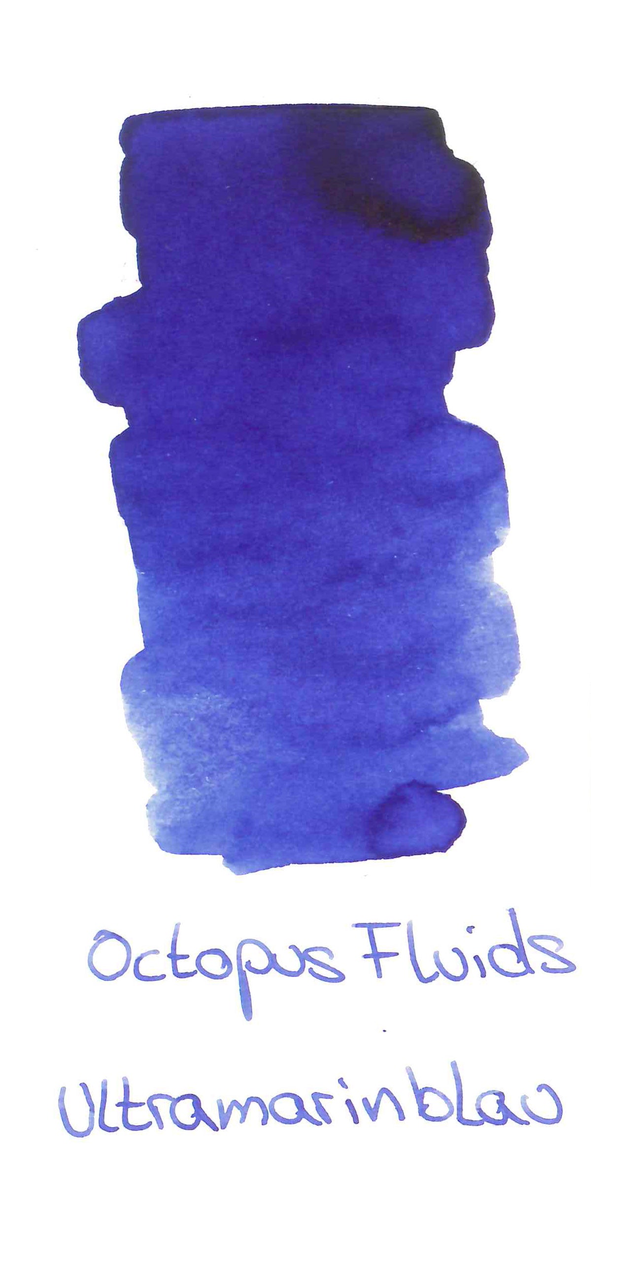 Octopus - Ultramarine Blue Ink
