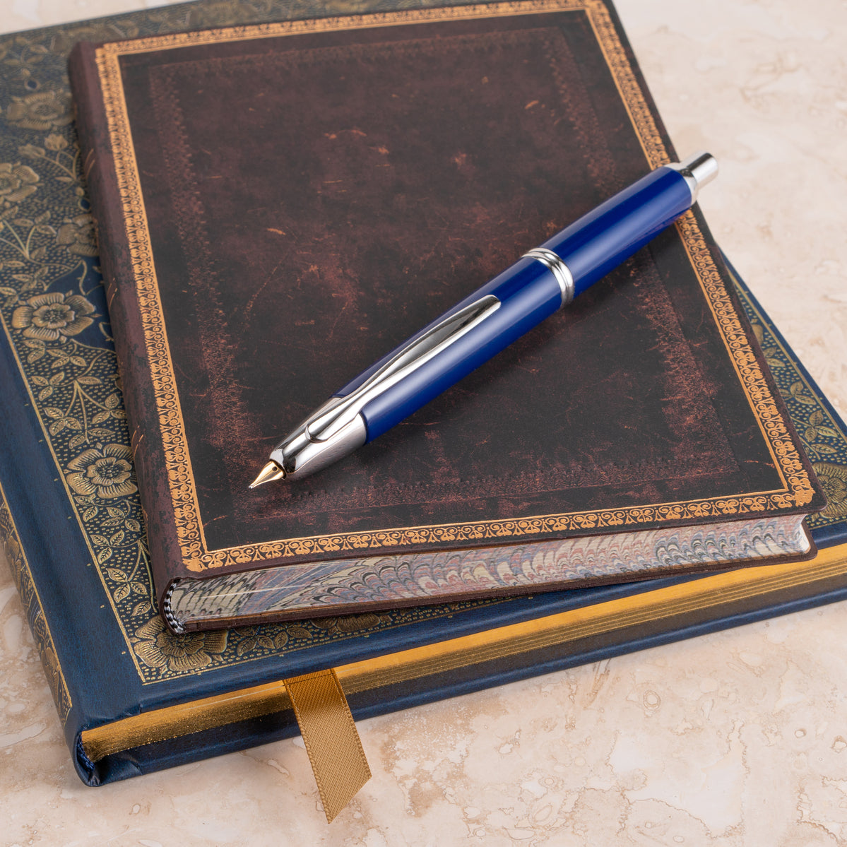 Pilot Vanishing Point - Blue w/ Rhodium Trim