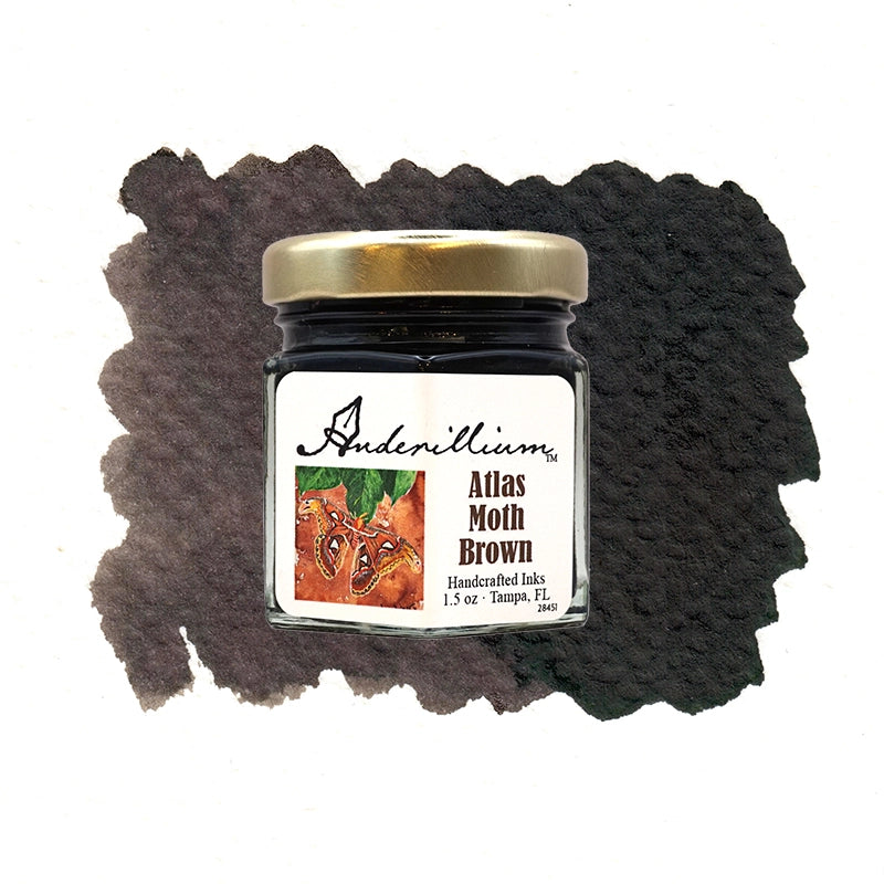 Anderillium Ink - Atlas Moth Brown (1.5oz bottle)