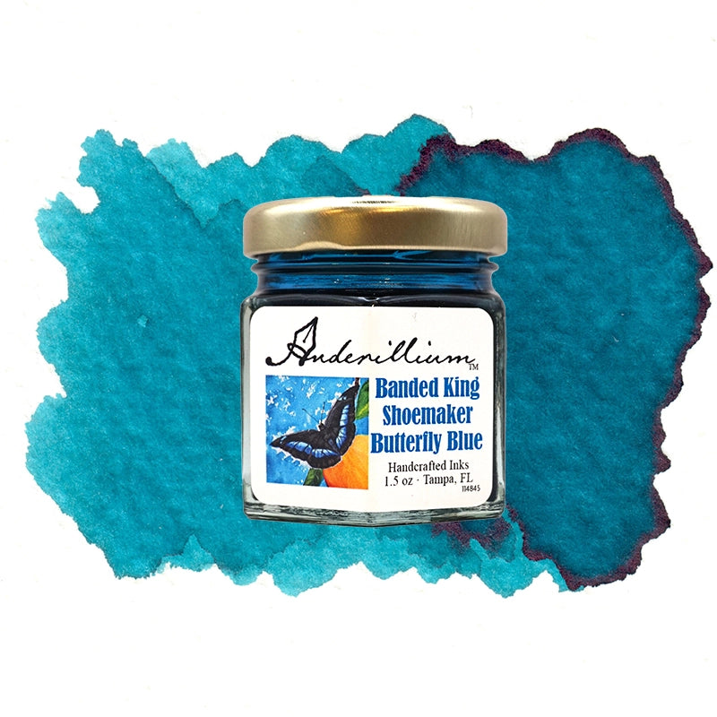 Anderillium Ink - Banded King Shoemaker Butterfly Blue (1.5oz bottle)