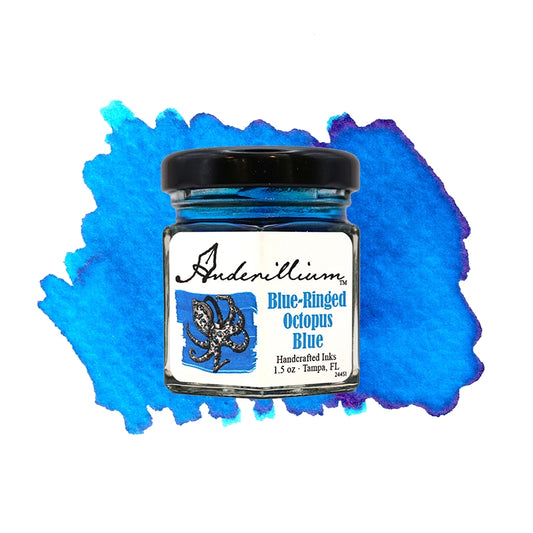 Anderillium Ink - Blue-Ringed Octopus Blue (1.5oz bottle)