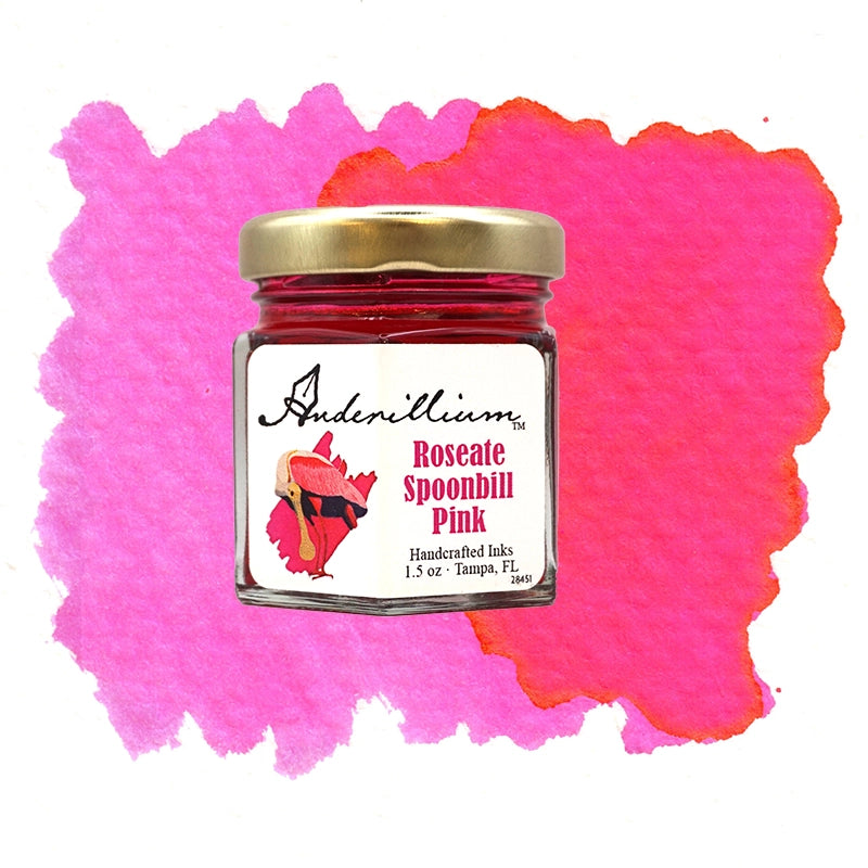 Anderillium Ink - Roseate Spoonbill Pink (1.5oz bottle)