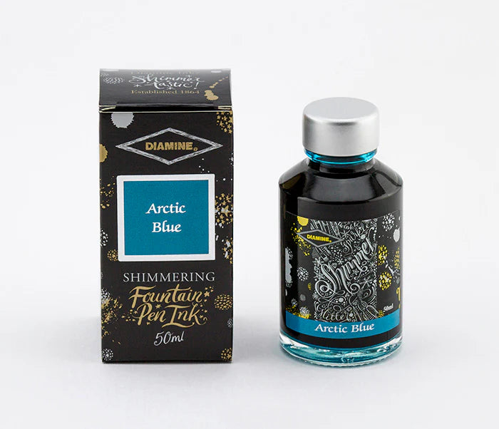 Diamine Ink - Arctic Blue (Shimmer - 50mL Bottle)