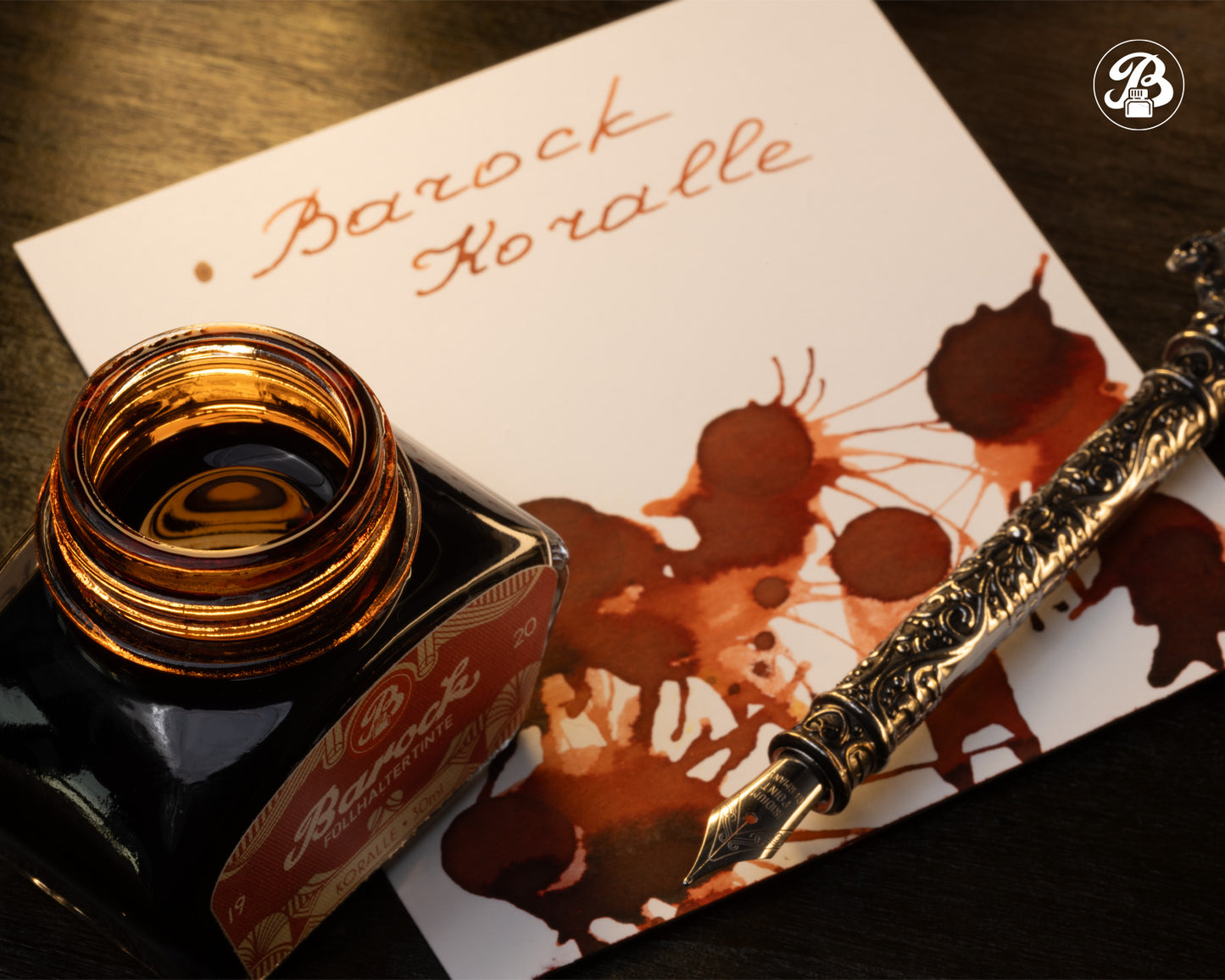 Octopus Barock 1920 Ink: Koralle (Coral)