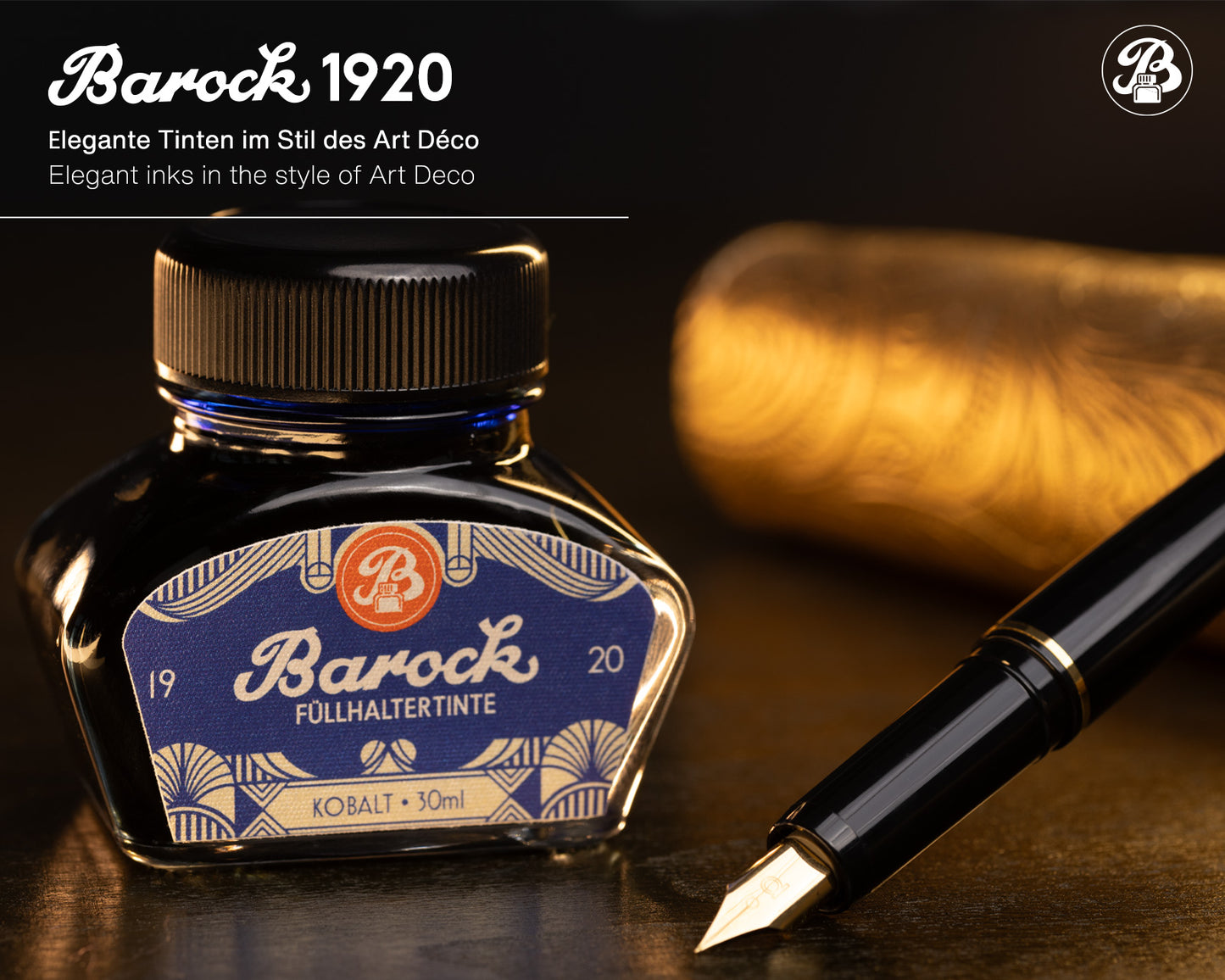 Octopus Barock 1920 Ink: Kobalt Blue
