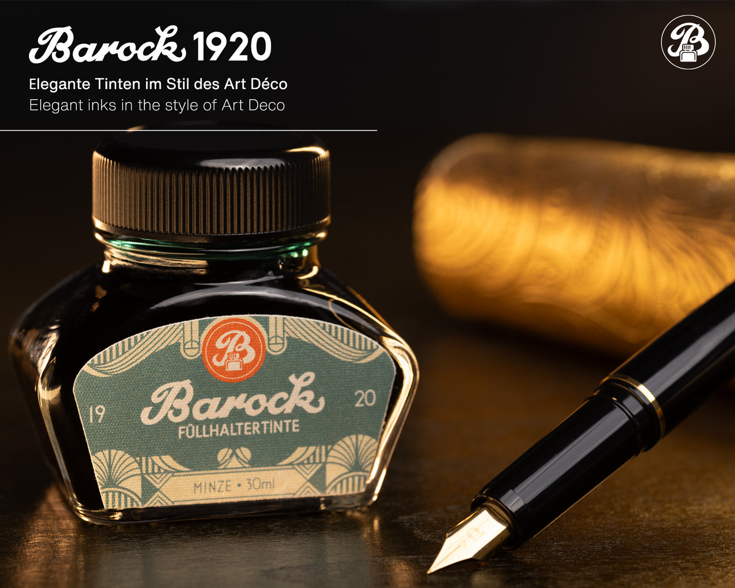 Octopus Barock 1920 Ink: Minze (Mint Green)