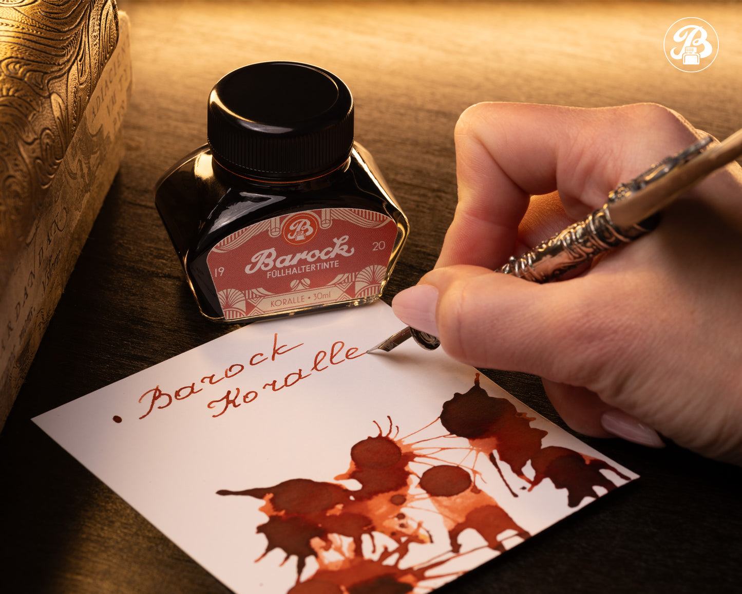 Octopus Barock 1920 Ink: Koralle (Coral)