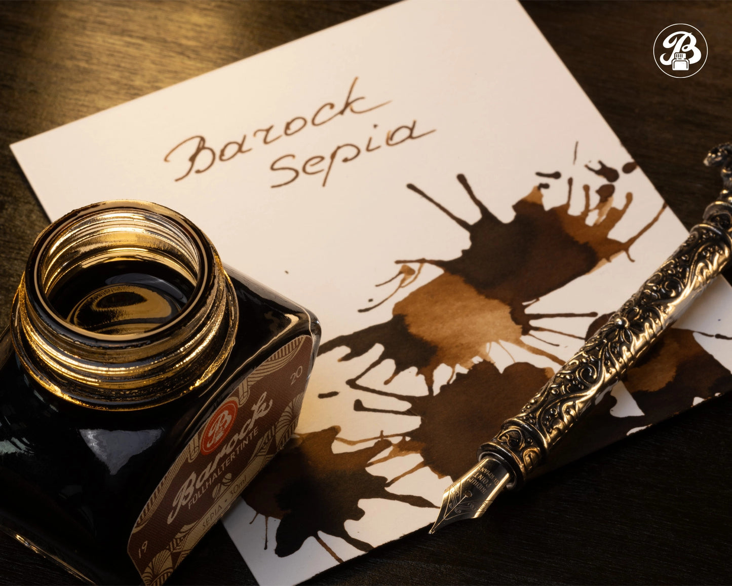 Octopus Barock: Sepia